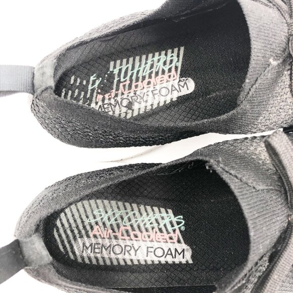 SKECHERS Ultra Flex Statements Sneakers Black Slip On Womens 8.5 - Picture 6 of 8